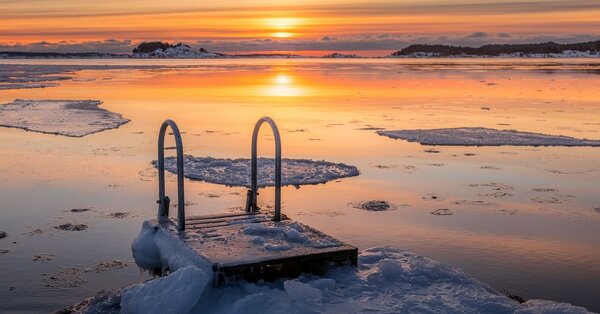 Najväčší trend v oblasti zdravia v Nórsku – kúpanie v ľade a sauna